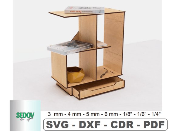 Estanteria De Mesa Con Cajon Creativo Digital